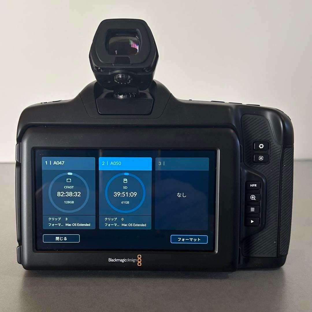 ビデオカメラ Blackmagic Pocket Cinema Camera 6K G2