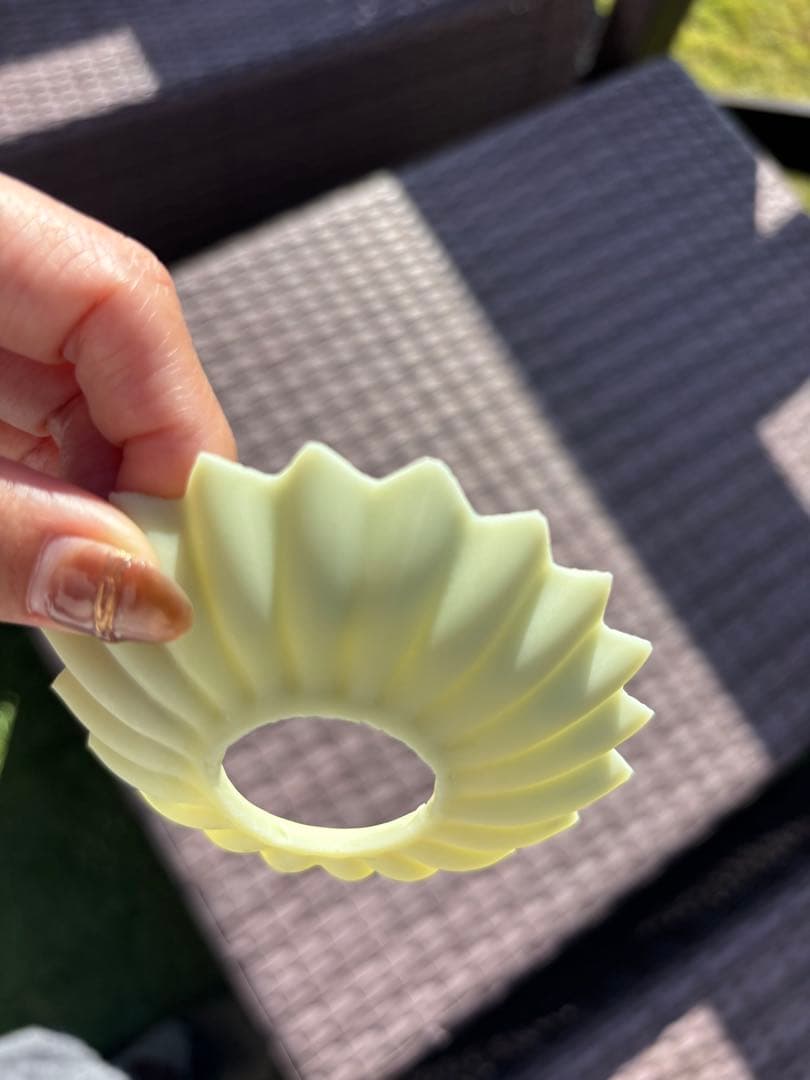 レア！カスタード　サテン　ウランガラス　アトリエランプ　シェード　アンティーク