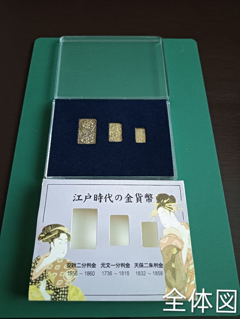 江戸時代の金貨幣3点セット　真正品