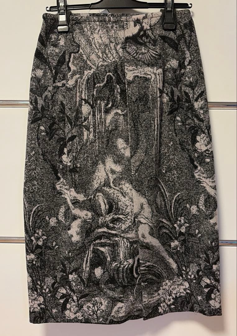 【CABaN】フランネルジャカード ラップスカート