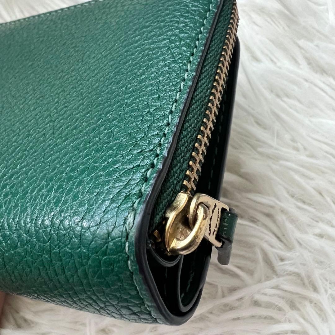 即日発送！【未使用品】 COACH コーチ ビルフォールド ウォレット グリーン