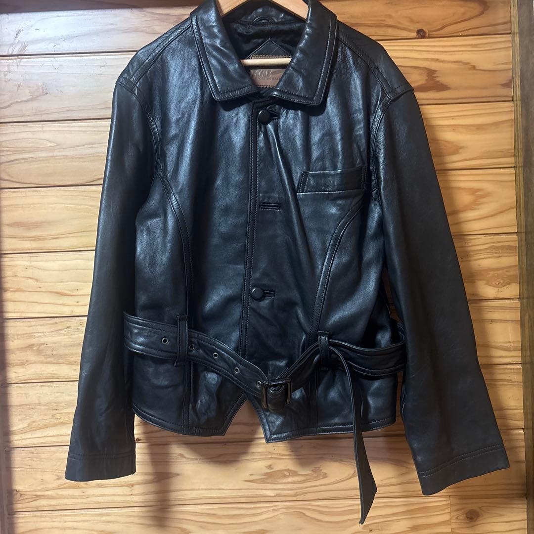 値下げ　希少 80s HAI イッセイミヤケ ラム レザージャケット