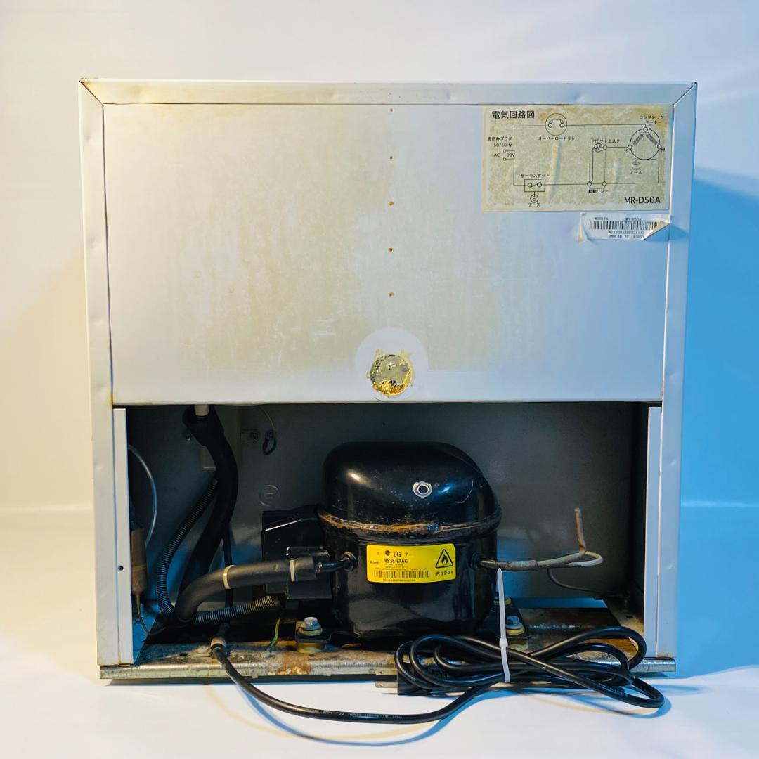 MORITA モリタ 電気冷蔵庫 MR-D50A 46L 1ドア 小型 右開き