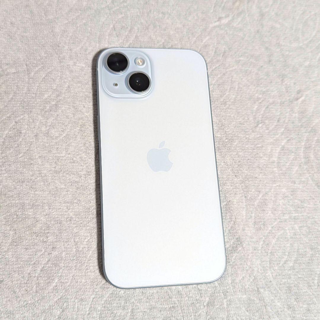 美品！Apple iPhone 15 ブルー 128GB SIMフリー キレイ！