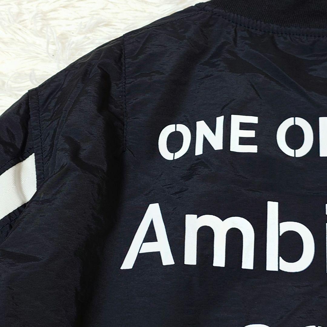 ONE OK ROCK【M】Ambitions 2017 ブルゾン MA-1 黒