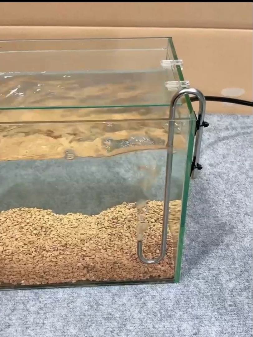 ステンレス製酸素供給配管　手製　購入後の制作　水槽ポンプ　生き物