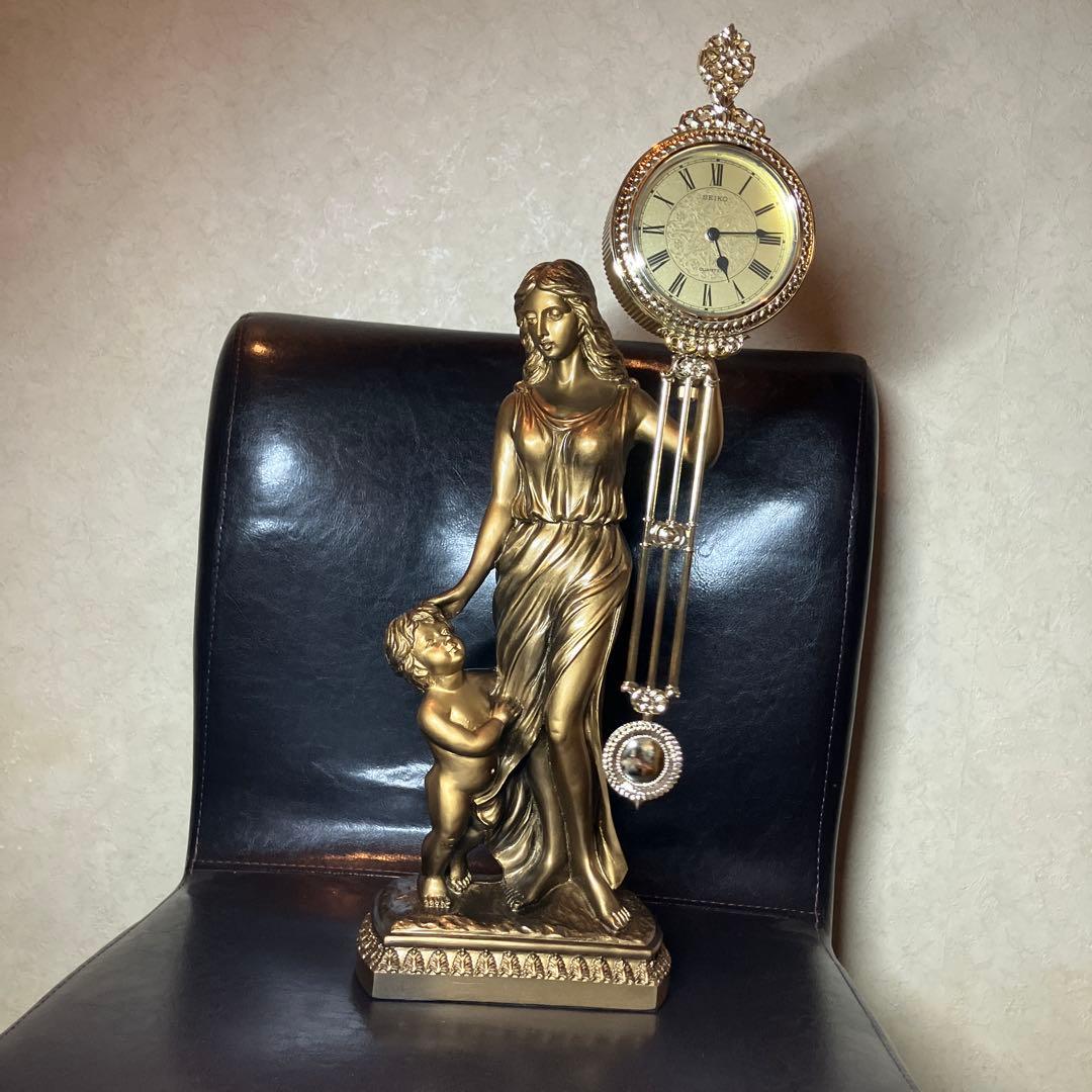 新品未使用　SEIKO 装飾時計 ゴールド　ビーナス