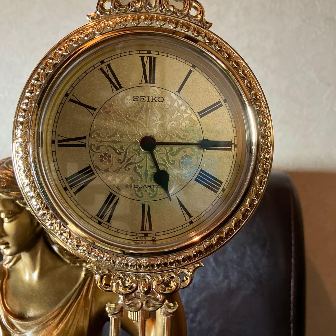 新品未使用　SEIKO 装飾時計 ゴールド　ビーナス