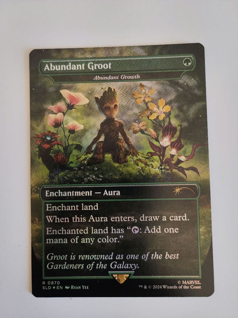 MTG 豊かな成長 Secret Lair マーベルコラボ レア foil