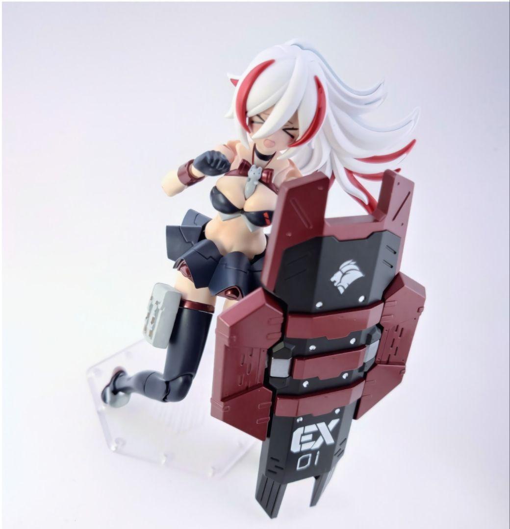 メガミデバイス　プニ☆モフ　ラン　改修　全塗装完成品