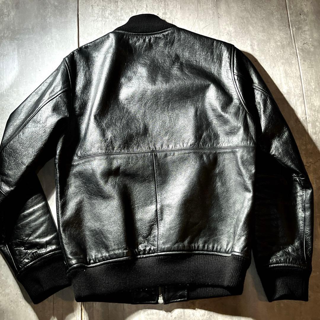 牛革　BEAUTY＆YOUTH レザージャケット MA-1 ボンバージャケット