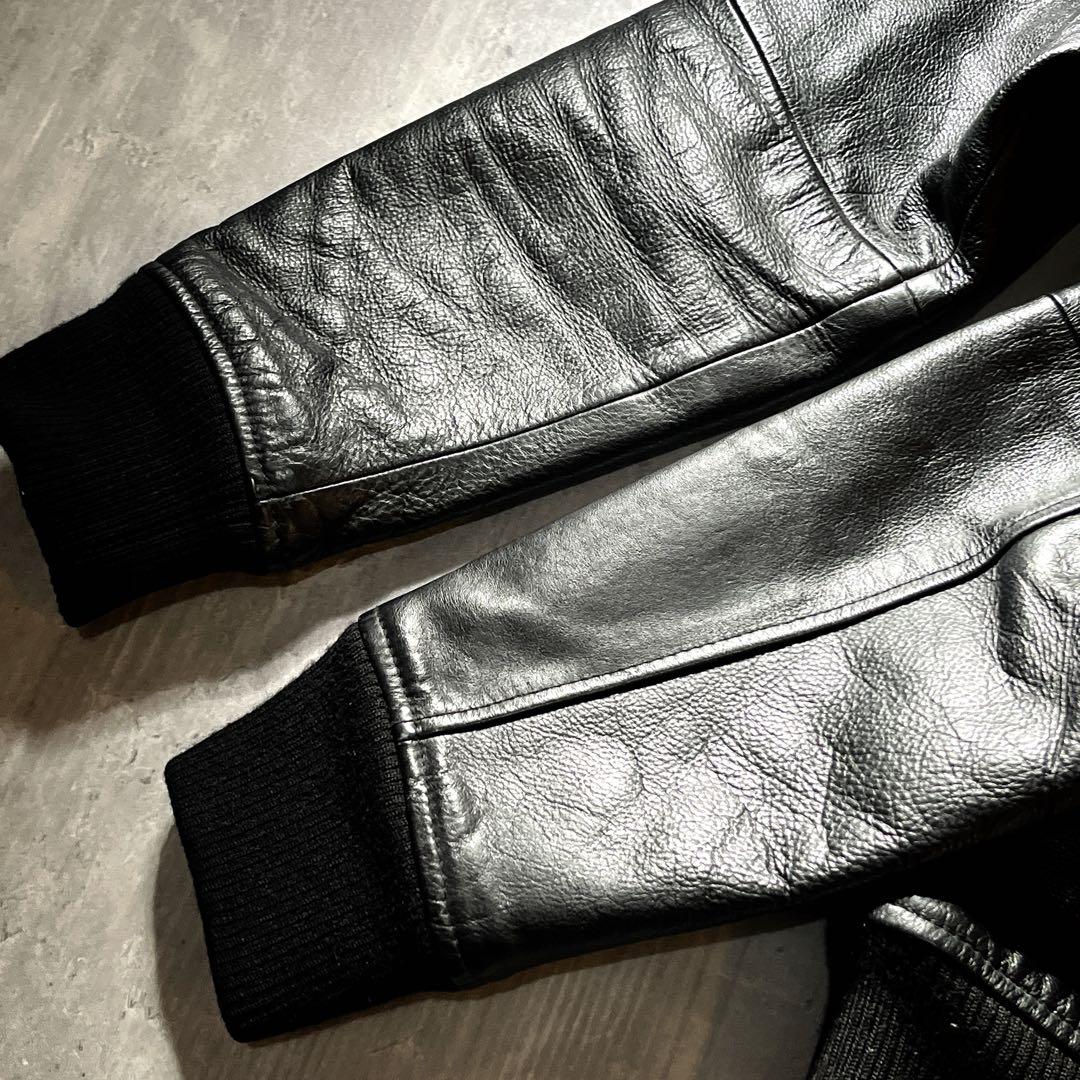 牛革　BEAUTY＆YOUTH レザージャケット MA-1 ボンバージャケット