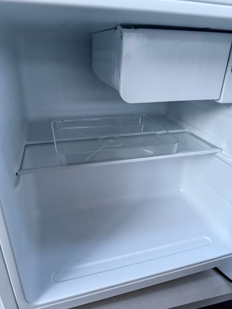 アイリスプラザ 冷蔵庫 46L 小型 製氷室付き 両開きPRC-B051D-W