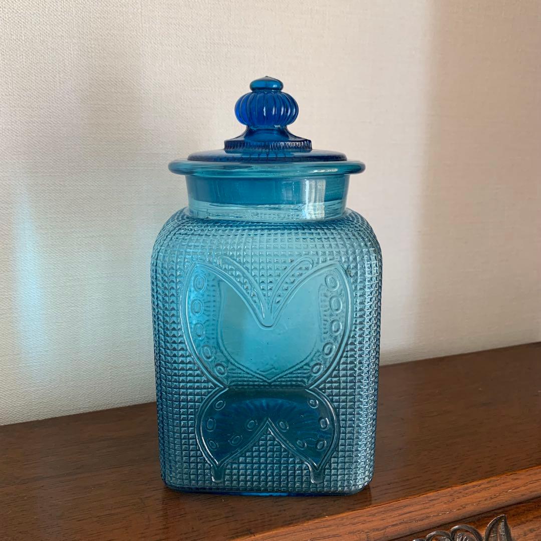 a　モダンガールの菓子瓶　あめや瓶　飴屋瓶