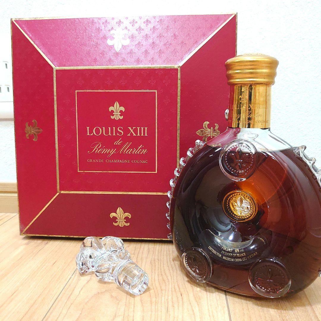 未開封・レミーマルタン ルイ13世 金キャップ　替栓付き ・四角形箱