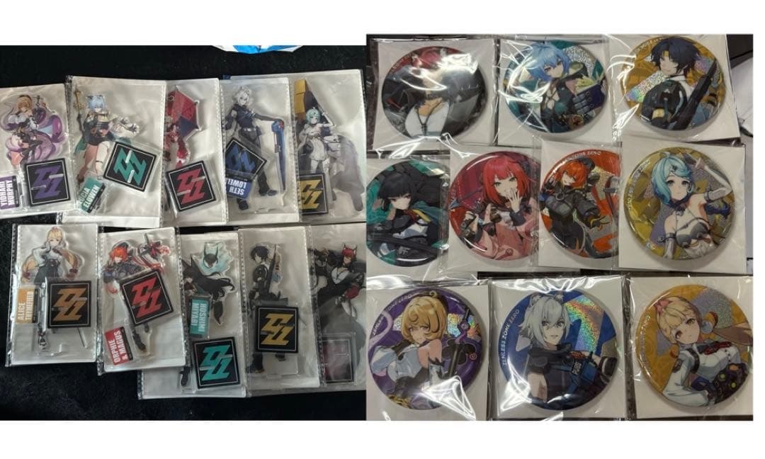 ゼンゼロ gigo限定 アクスタ 缶バッジ コンプセット