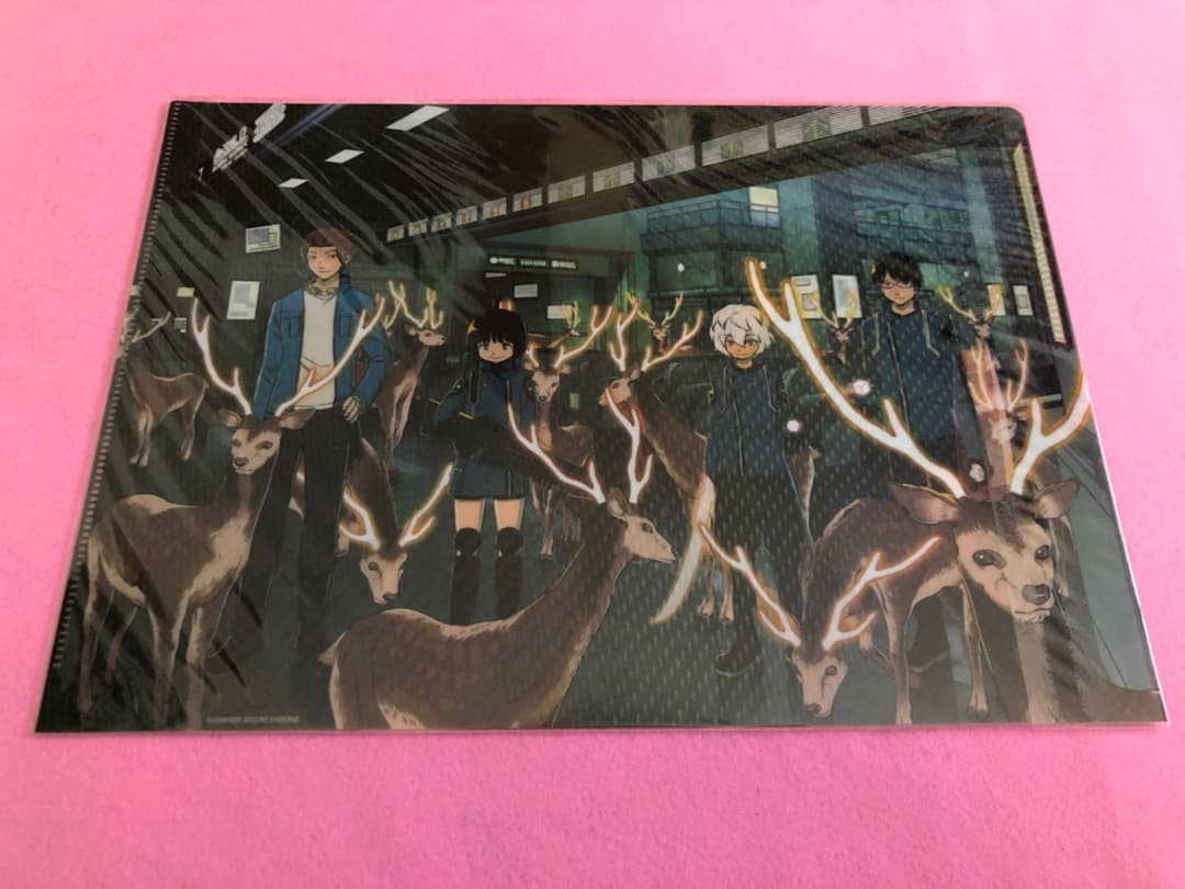 ワールドトリガー キラキラ　クリアファイル　チケットサイズのクリアファイル