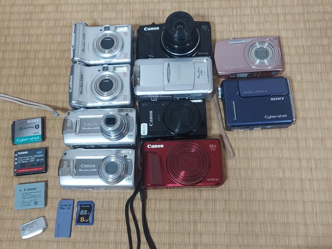 裕*様 デジタルカメラ　canon　まとめて　ジャンク
