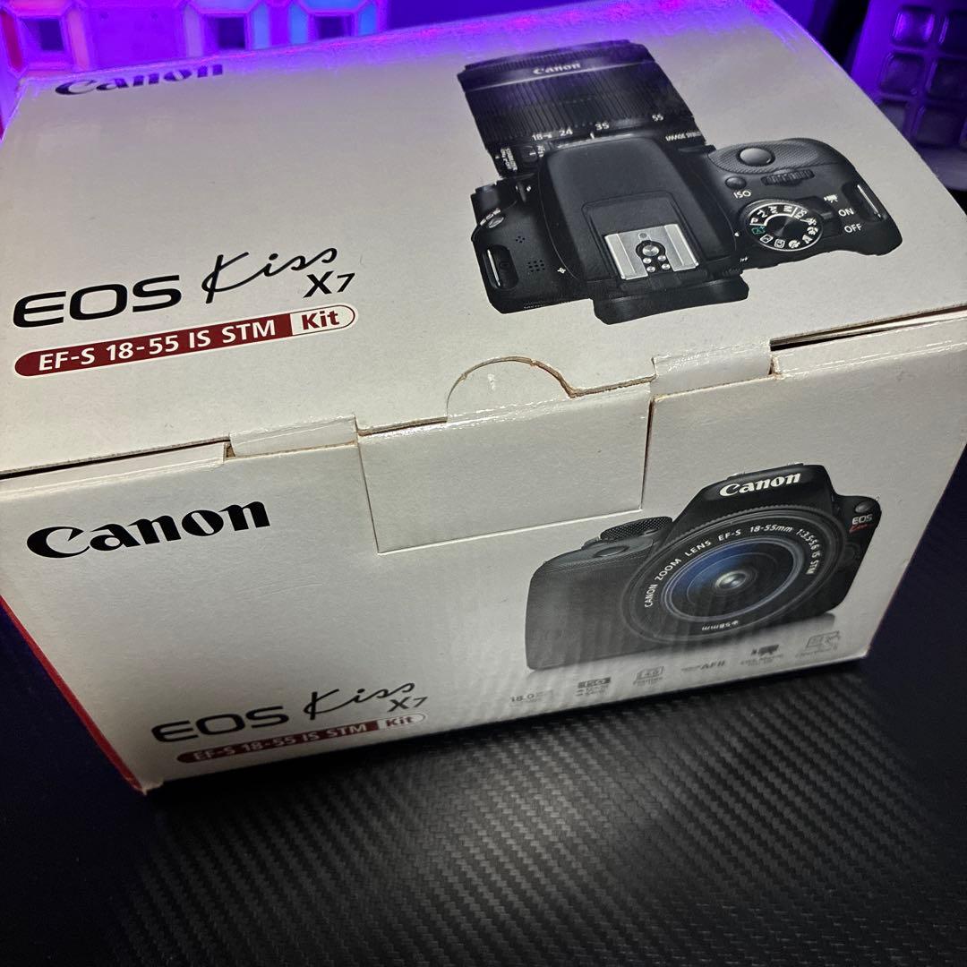 Canon EOS kiss X7【箱あり。付属品付き】