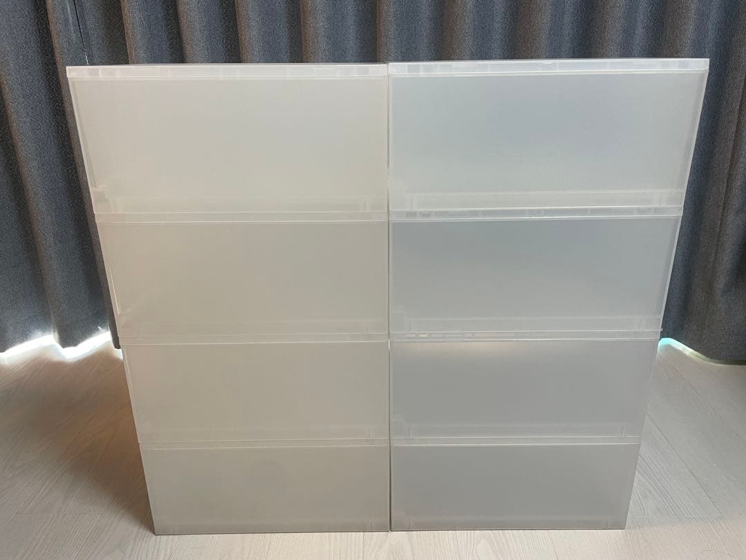 無印良品 ポリプロピレン 小物収納ケース大引出2個×4個、大×4個