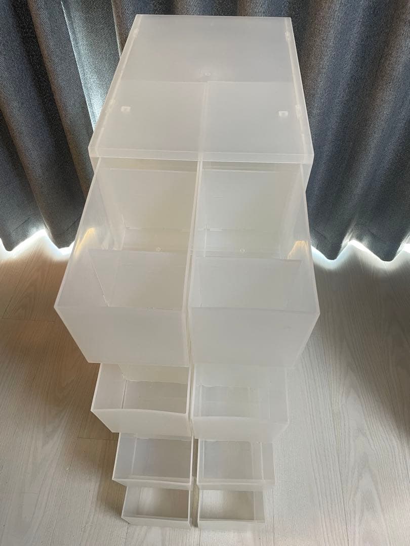 無印良品 ポリプロピレン 小物収納ケース大引出2個×4個、大×4個