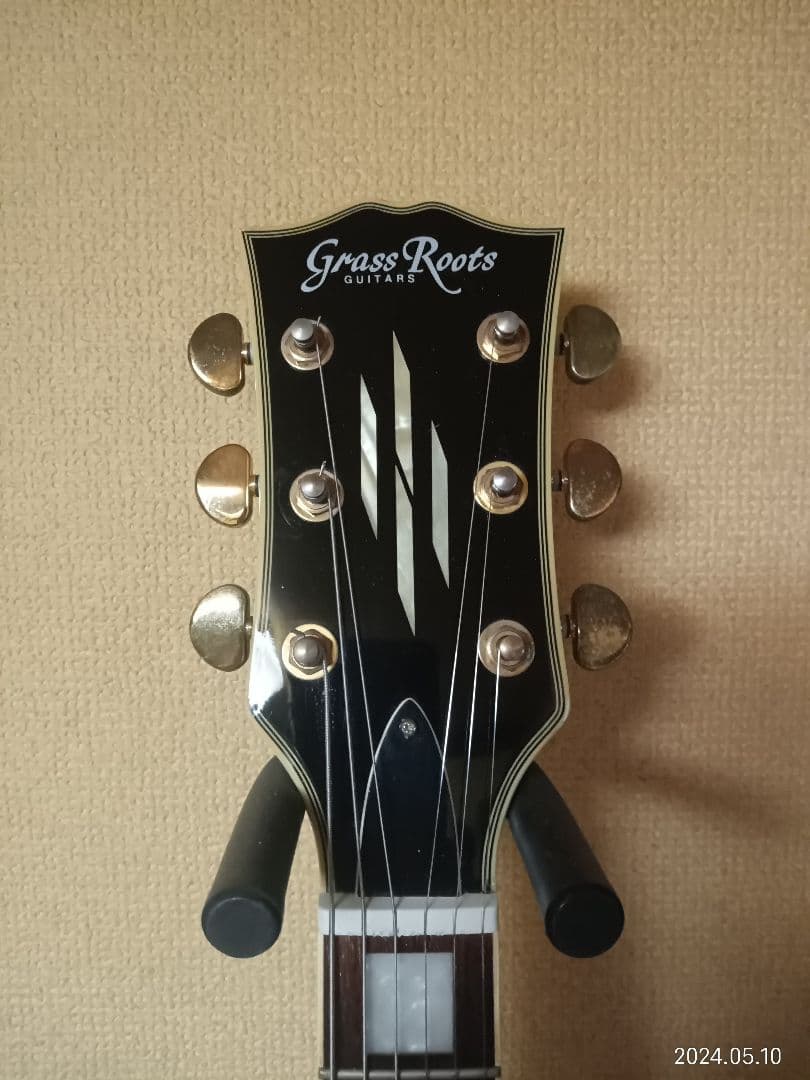 ☆MG1☆期間限定セール!!新品弦交換済 glassrootレスポールカスタム☆