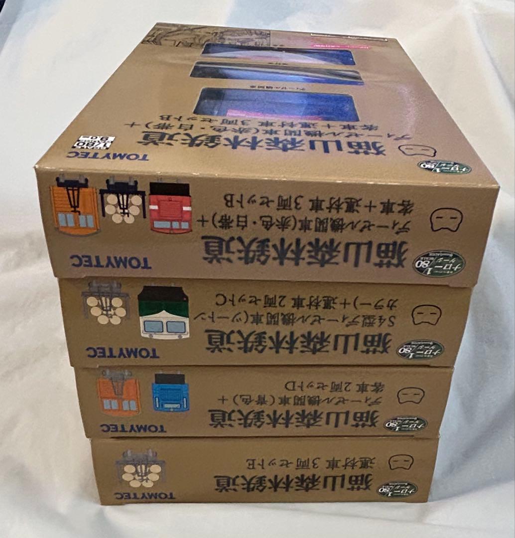 TOMYTEC 猫山森林鉄道 セットB,C,D,E 4セットナローゲージ1/80