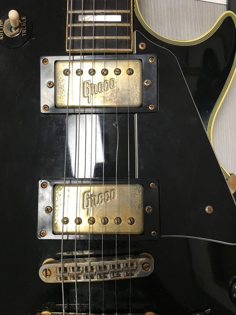 ジャパンビンテージ グレコ グネコ レスポール ハードケース付 音出OK 中古品