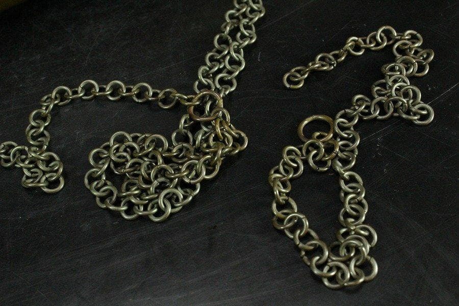 古銅 竹節 釣 花生香炉 全長41.5cm 旧家蔵出