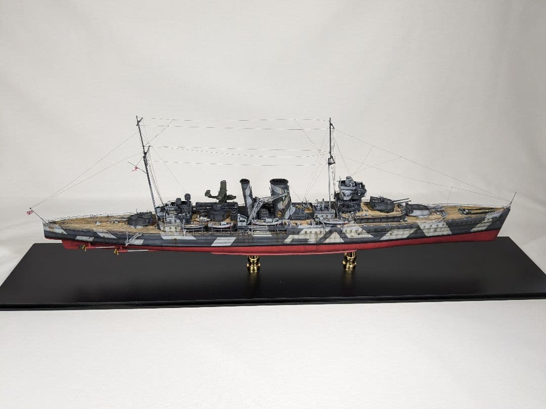 くみん♡様ご依頼品 トランペッター 1/350 重巡洋艦 HMS ヨーク