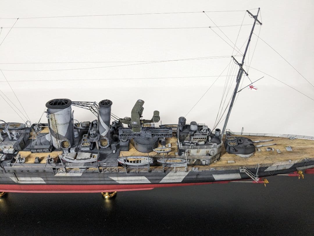 くみん♡様ご依頼品 トランペッター 1/350 重巡洋艦 HMS ヨーク