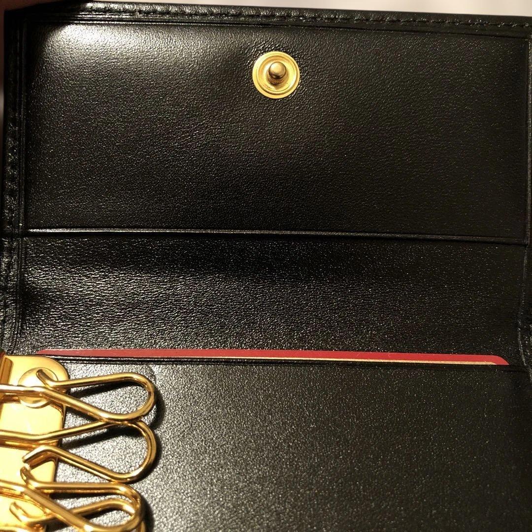 カルティエ 6連キーケース ブラック メンズ ゴールド金具 新品未使用