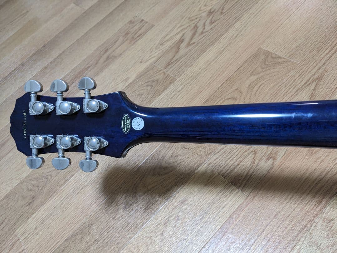 エピフォン Les Paul standard pro 青