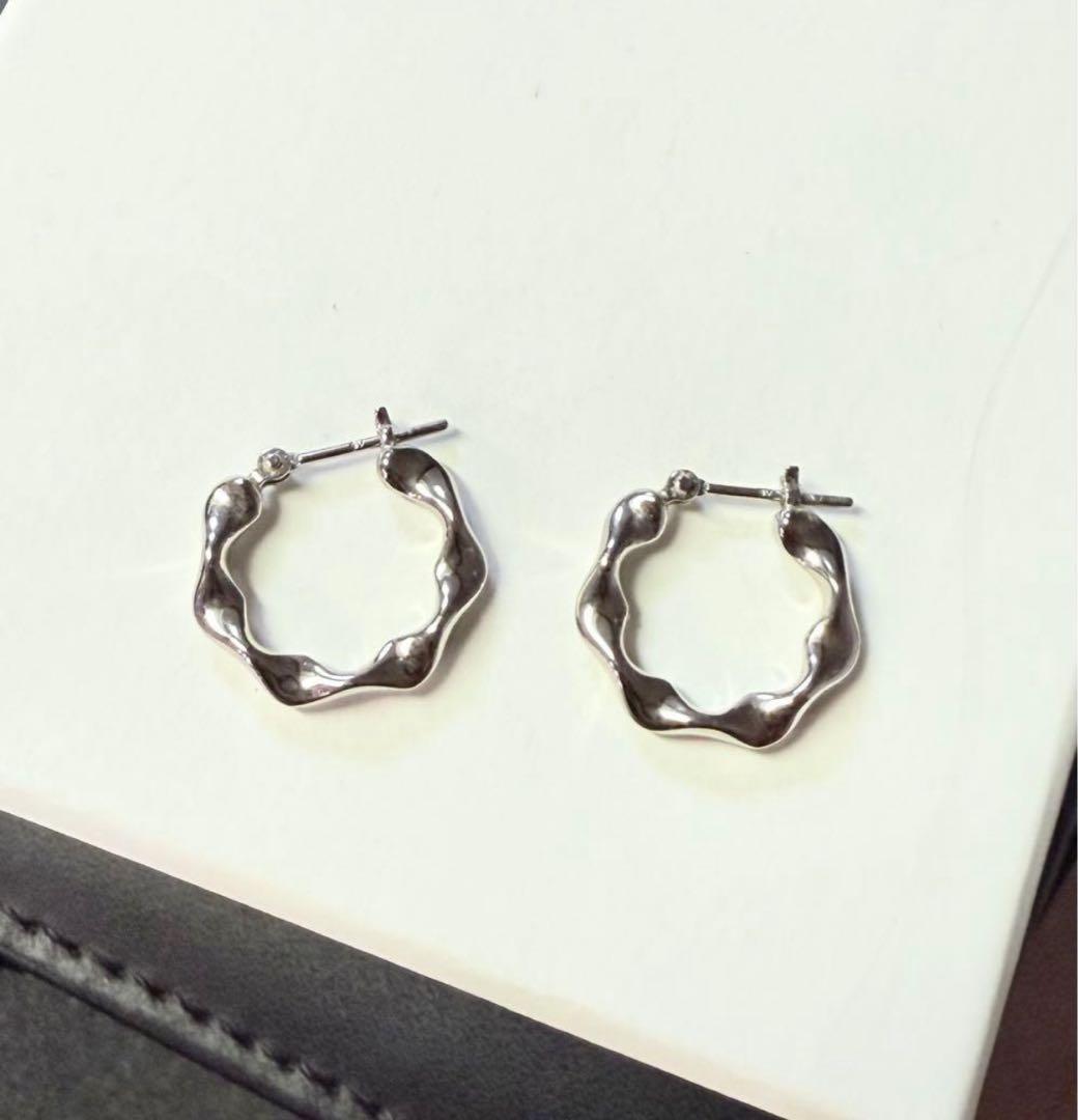 ■現行品■【Jouete】SV/K10フープピアス/ツイスト