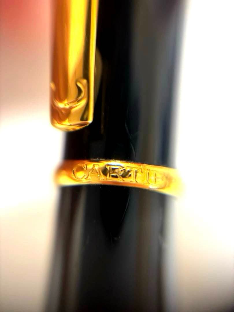 CARTIER ボールペン（ディアボロ　ドゥ　カルディエ） 黒 金メッキ