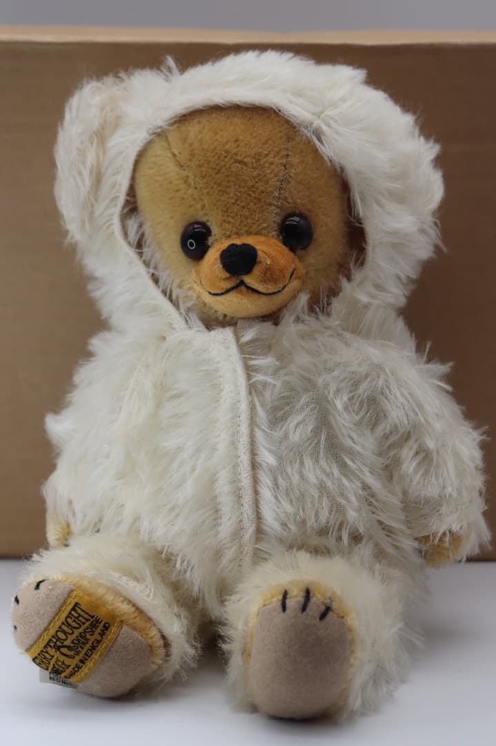 チーキー・リトル・スノウ MERRYTHOUGHT フード付きぬいぐるみ23cm