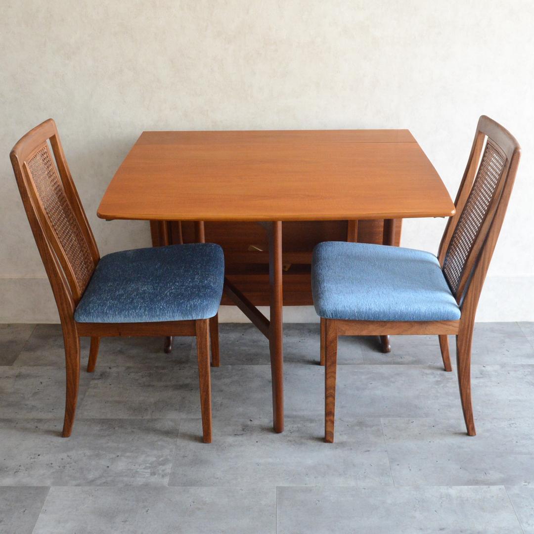 イギリス ヴィンテージ ゲートレッグ ダイニングテーブル バタフライテーブル