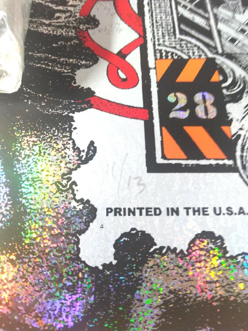 アキラ　AKIRA　シルクスクリーンプリント　大友克洋　ブラント　フォイル