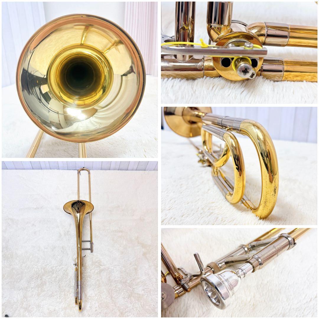 YAMAHA YSL-646 B♭/F テナーバストロンボーン マウスピース付き