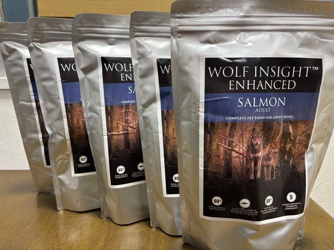 ⚪︎ウルフインサイト ドッグフード エンハンスト サーモン 1kg 5袋
