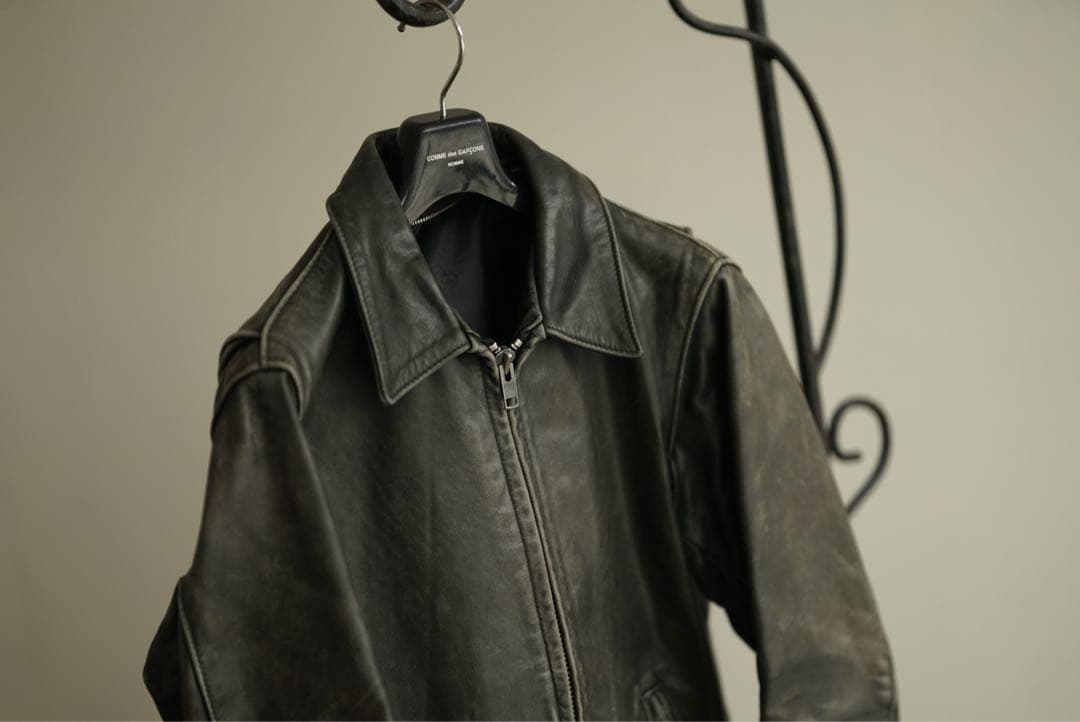 SCHOTT 152 襟付き シングルライダース レザージャケット 36