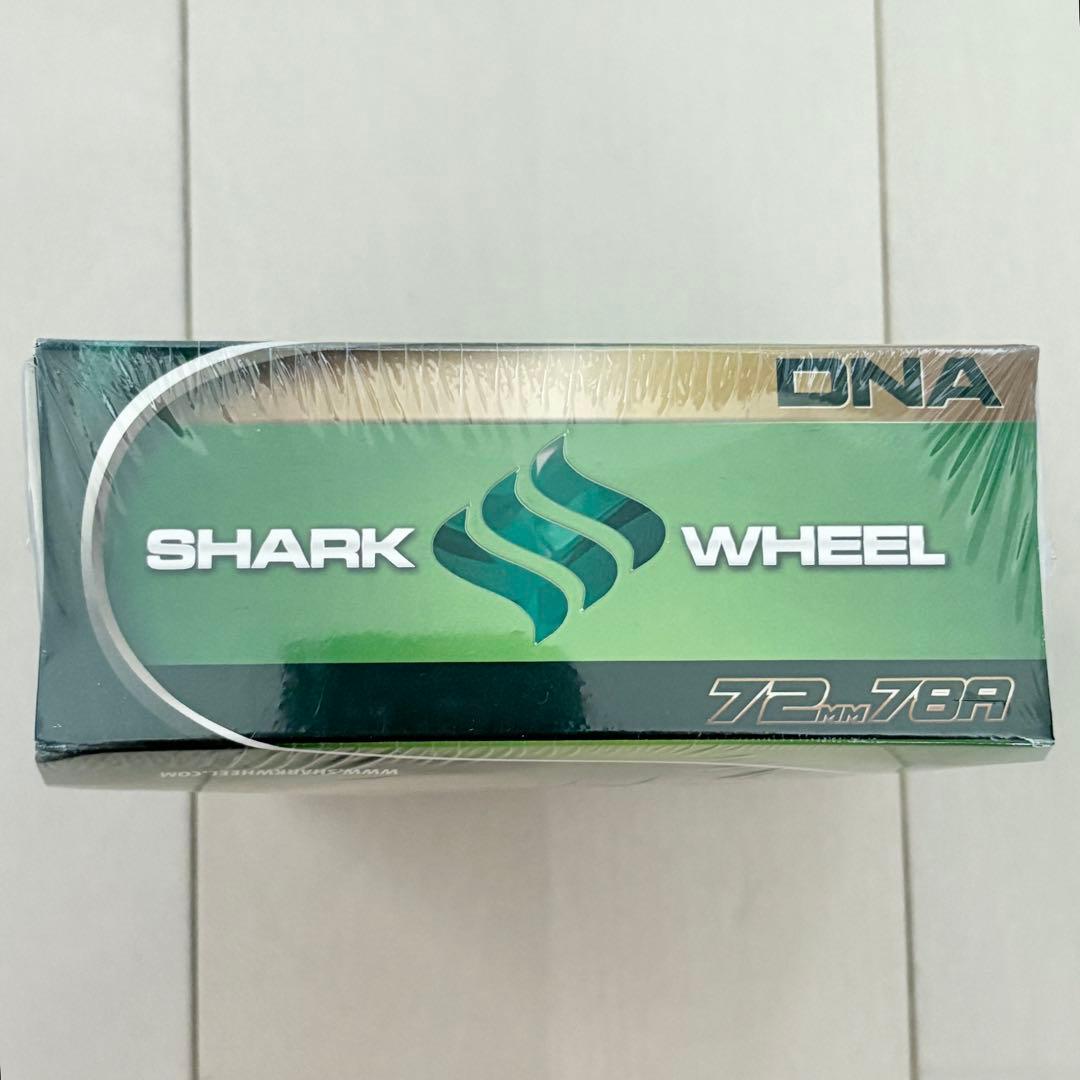 23☆新品 未開封☆ シャークウィール 72mm 78a クリア グリーン