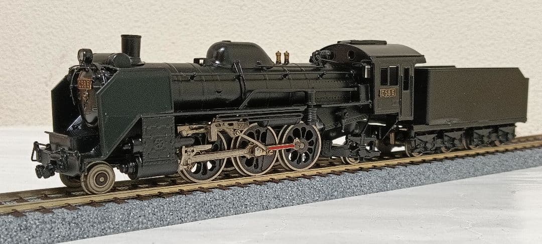 HOゲージ 宮沢模型 Ｃ58 蒸気機関車、メンテナンス済