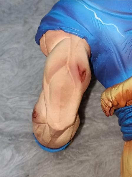 ドラゴンボール 孫悟空 超サイヤ人2 フィギュア改造 リペイント2D