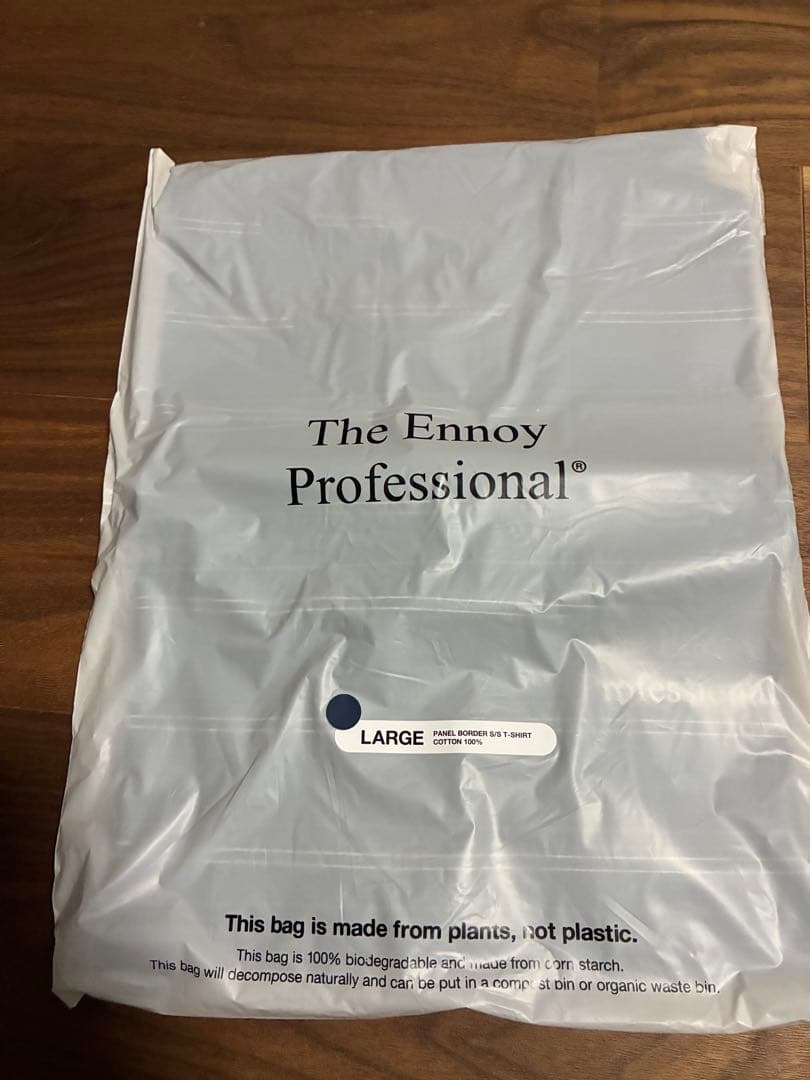 トップス ennoy PANEL BORDER S/S T-SHIRT (NAVY) L