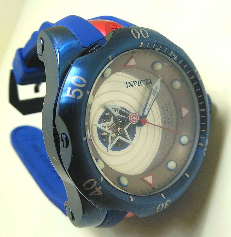 ち-ぶ-さん INVICTA キャプテンアメリカモデル