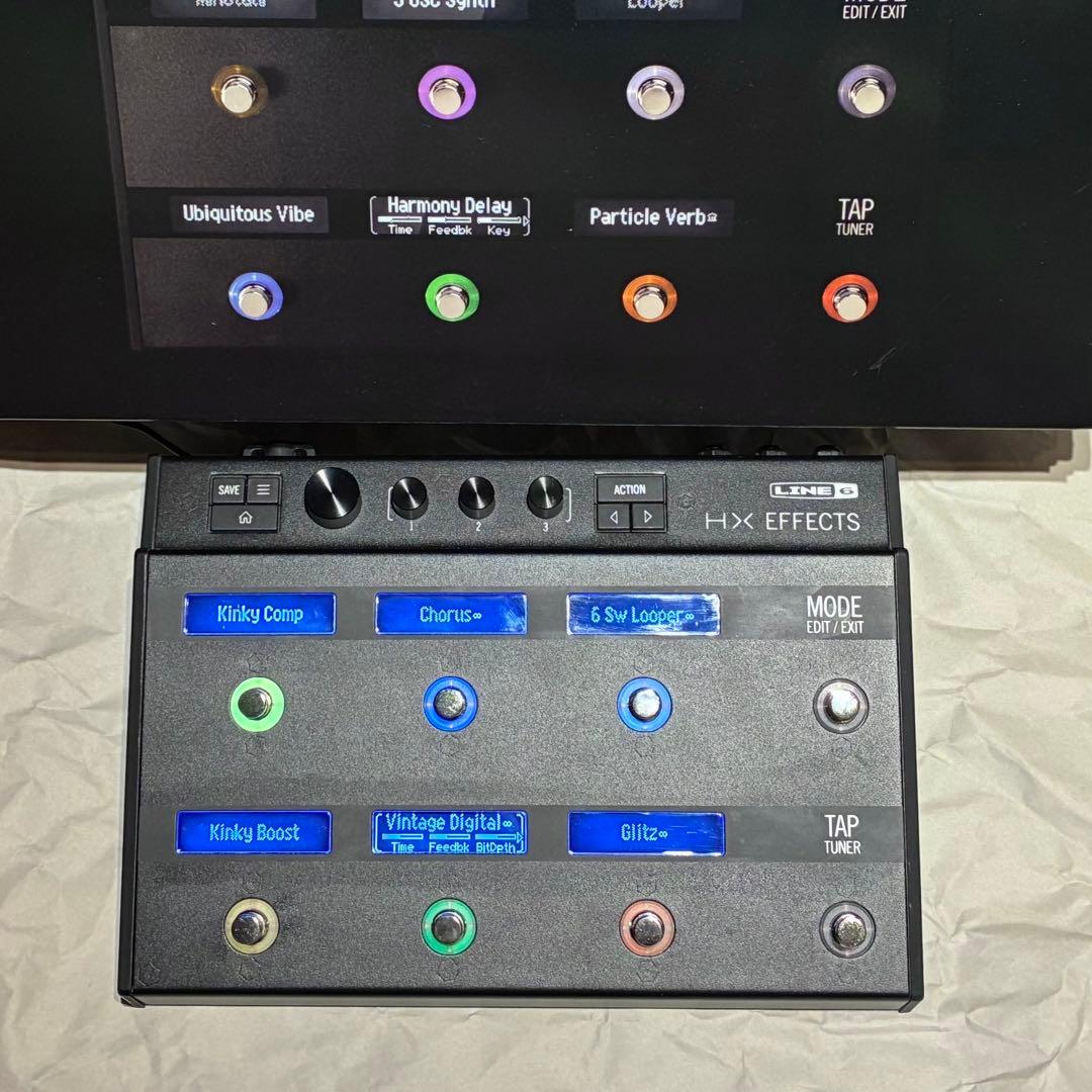 LINE6 HX Effects マルチエフェクター 純正アダプター付属