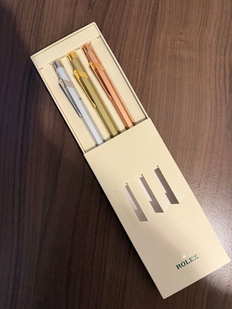 ロレックス　ノベルティ　ボールペン3本セット