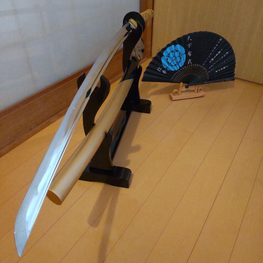 模造刀／織田信長モデル／刀台座&扇子セット