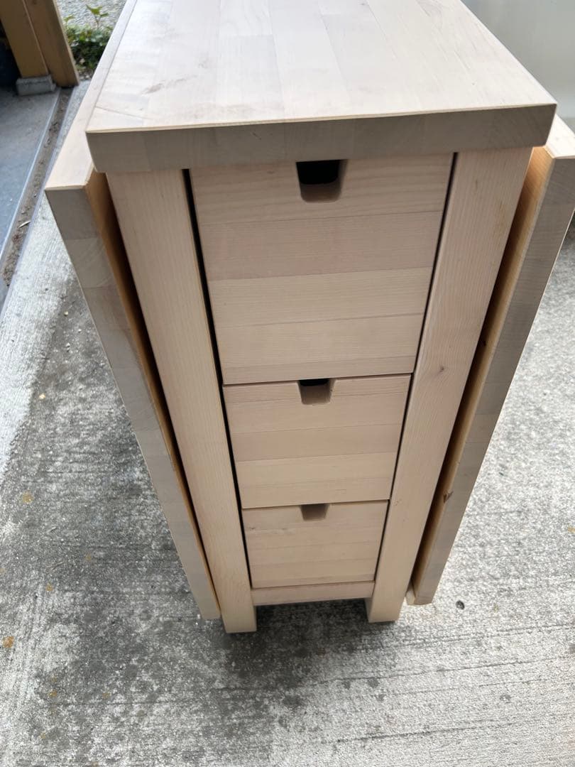 rasik 木製折り畳みダイニングテーブル　Goethe ゲーテ　ナチュラル